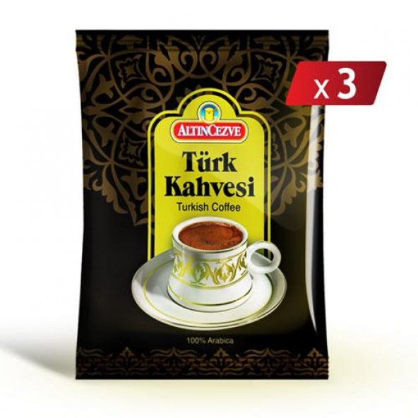 Altıncezve Türk Kahvesi 3 x 100 G ürün görseli 1