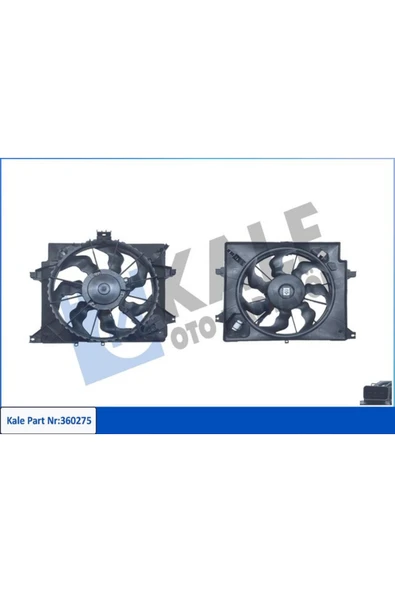 KALE FAN MOTORU DAVLUMBAZLI HYUNDAI ELANTRA 1.6 CRDI I30 11-16 KIA CEED 1.4 1.6 CRDI 12-18 KALE 360275 ürün görseli 1