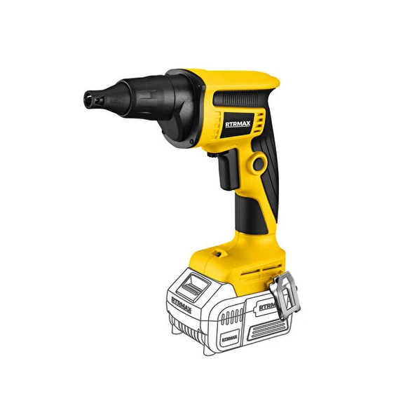 RTRMAX RTX2026B Akülü Alçıpan Vidalama 18v (kömürsüz) *AKÜSÜZ SATILMAKTADIR* X-lion ürün görseli 1