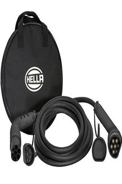 Hella Elektrikli Araç Şarj Kablosu DC 6m 11KW 16A Tüm Araçlara Uyumlu. ürün görseli 1