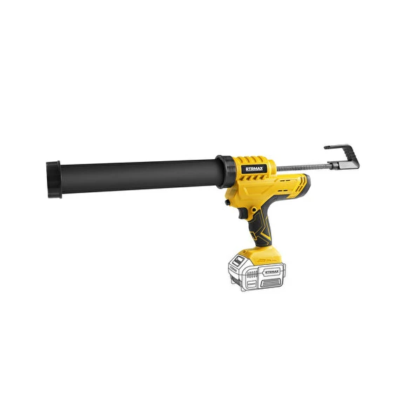 RTRMAX RTX1878B AKÜLÜ SİLİKON TABANCASI 300/600ML X-LION *AKÜSÜZ SATILMAKTADIR* ürün görseli 1