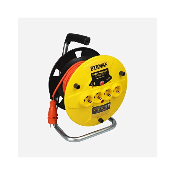 RTRMAX REM32540 MAKARALI UZATMA KABLOSU AÇIK TİP 40mt 3x2,5 mm ürün görseli 1