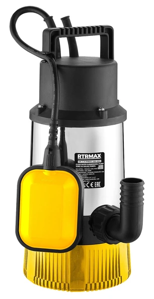 RTM845 TEMİZ SU DALGIÇ POMPA PASLANMAZ  800W  30 Mt  RTRMAX ürün görseli 1