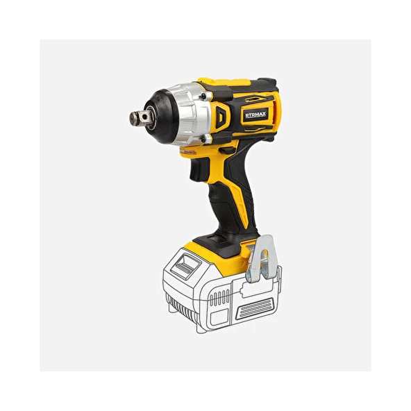 RTRMAX RTX2028B AKÜLÜ SOMUN SIKMA KÖMÜRSÜZ 1/2 250Nm X-LION X-LION *AKÜSÜZ SATILMAKTADIR* ürün görseli 1