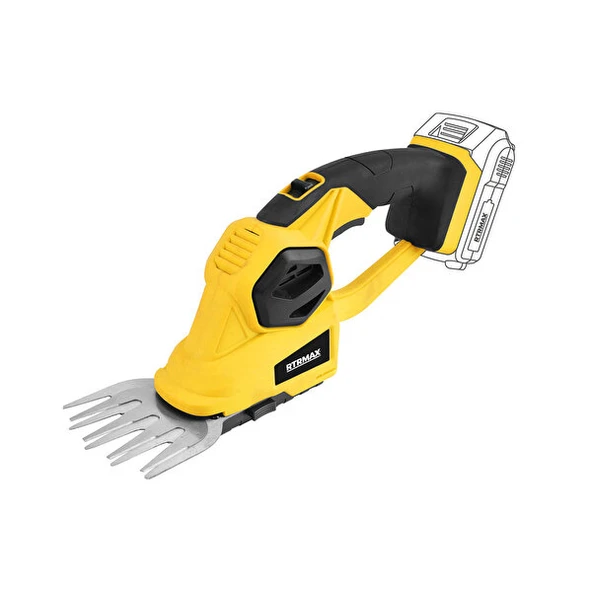 RTRMAX RTX1893B AKÜLÜ ÇİM VE TOPİARİ MAKASI X-LION *AKÜSÜZ SATILMAKTADIR* ürün görseli 1