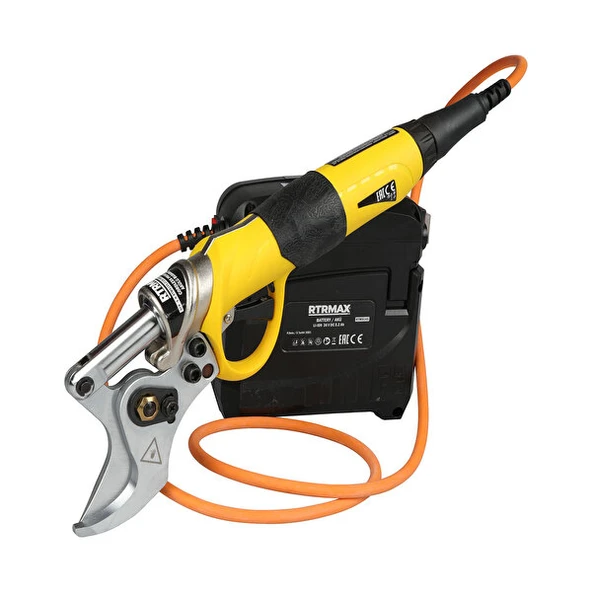 RTRMAX RTM9145 AKÜLÜ PROFESYONEL BUDAMA MAKASI 45 MM 36V 5.2 Ah ürün görseli 1