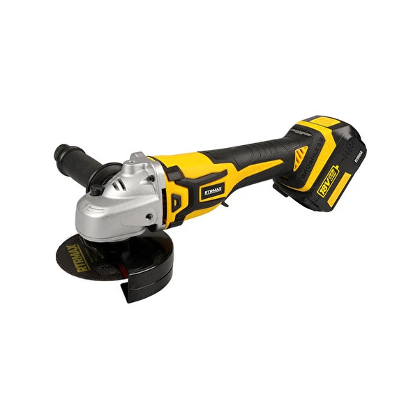 RTX2055AKÜLÜ AVUÇ TAŞLAMA 115MM, 18V, 2X4Ah AKÜ (KÖMÜRSÜZ) RTRMAX X-LION ürün görseli 1