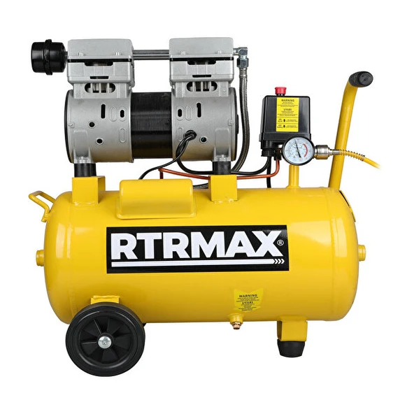 RTRMAX RTM732 SESSİZ HAVA KOMPRESÖRÜ 24 LT 1.0 HP/0.75 KW ürün görseli 1