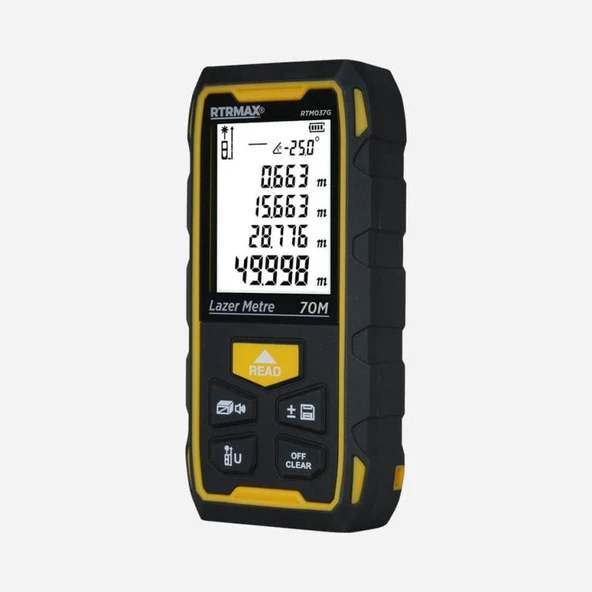 RTM037G Şarjlı Lazer Metre - Resim 2