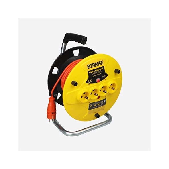 RTRMAX REM32530 MAKARALI UZATMA KABLOSU AÇIK TİP 30mt 3x2,5 mm ürün görseli 1