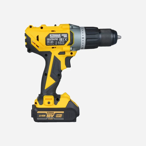 RTX1820B Şarjlı Darbeli Matkap - Resim 2