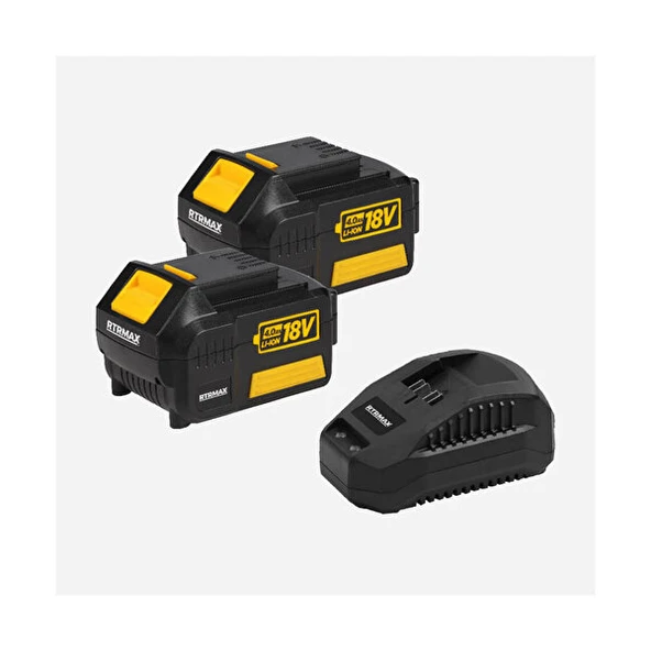 RTRMAX SET017  5 Ah 18v Akü Seti-2 Ad Rtx1805-rtx1808 ürün görseli 1