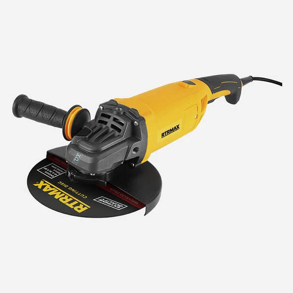 Rtrmax Rtm1280hp Profesyonel 2600 Watt 6.000 Devi̇r 230mm Büyük Taşlama ürün görseli 1