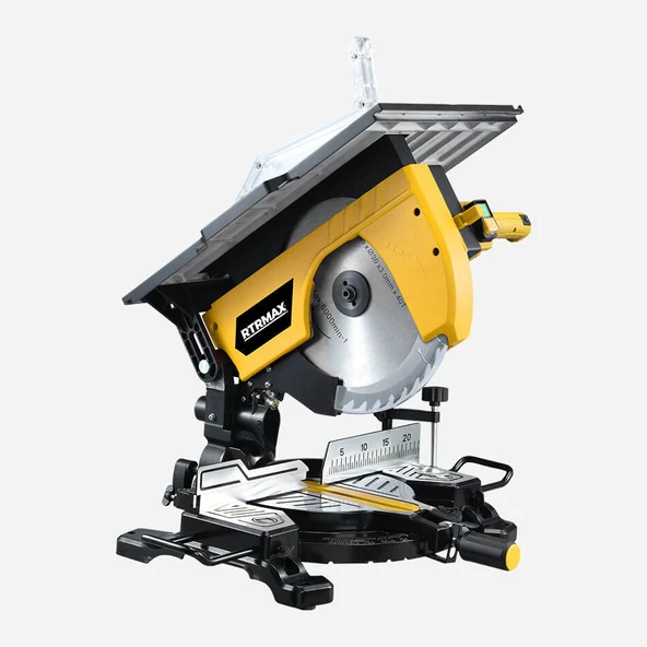 Rtrmax Rtm6240 Üstten Tablali Yatarli 2000 Watt 4.200 Devi̇r 305x30x40t Gönye Testere ürün görseli 1