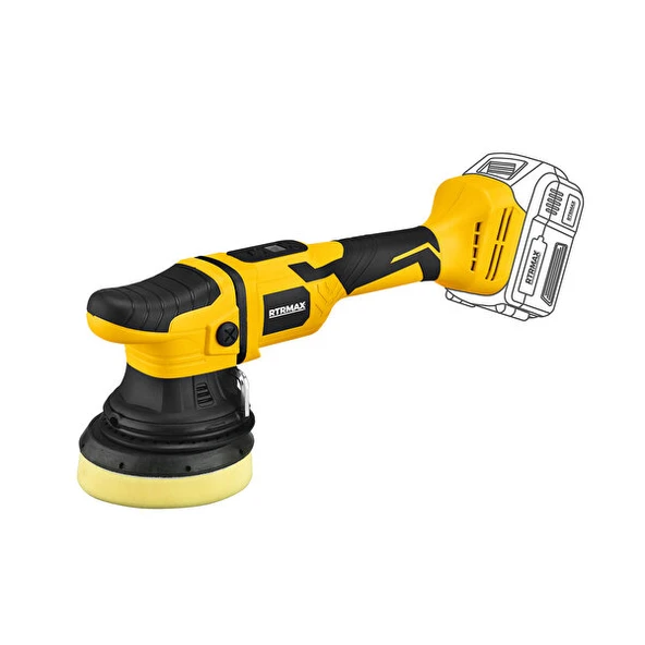 RTRMAX RTX2059B AKÜLÜ ORBİTAL POLİSAJ KÖMÜRSÜZ 125MM X-LION *AKÜSÜZ SATILMAKTADIR* ürün görseli 1