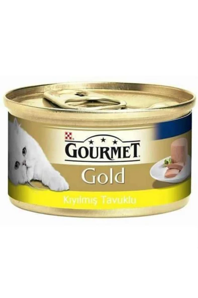 Gourmet Gold Kıyılmış Tavuk Etli Kedi Yaş Mama 85 Gr*24 ADET ürün görseli 1