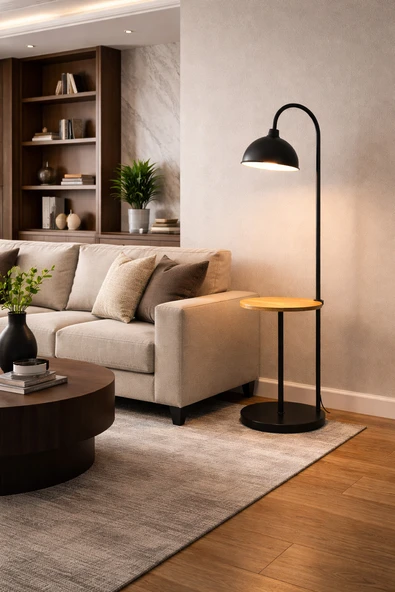 Orion Metal Lambader Oturma Odası & Yatak Odası & Salon Lambader ürün görseli 1