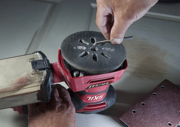 SKIL 7280DA 3 İN 1 MULTİ  ZIMPARA 250W ÇANTALI - Resim 6