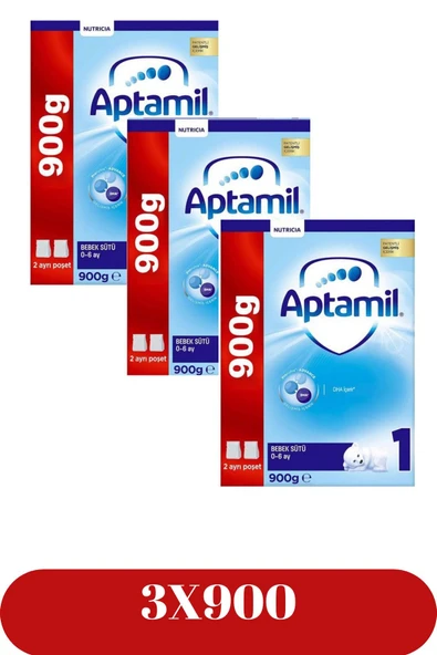 Aptamil Pronutra 1 Devam Sütü 900 gr 0-6 Ay 3 Adet ürün görseli 1