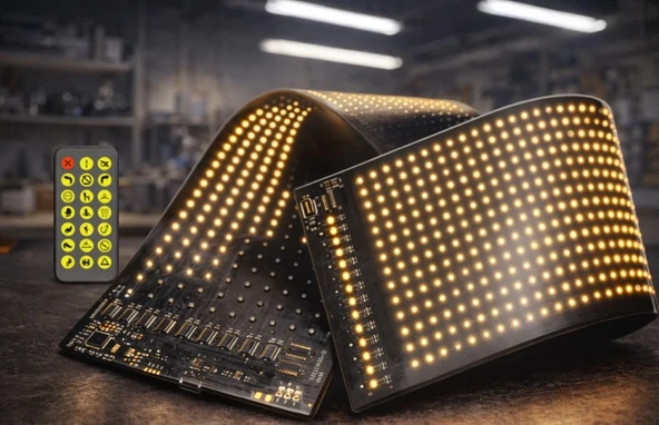 CATA CT 4568 Esnek Yapışkanl Matrix Led Panel 96X16 RGB ürün görseli 1