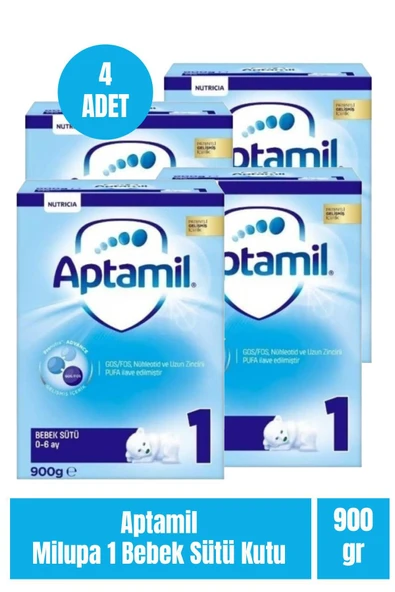 Aptamil Pronutra 1 Devam Sütü 900 gr 0-6 Ay 4 Adet ürün görseli 1