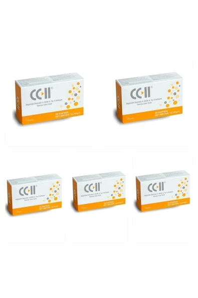 Cc-ıı Kollajen 30 Kapsül 5'li Paket ürün görseli 1