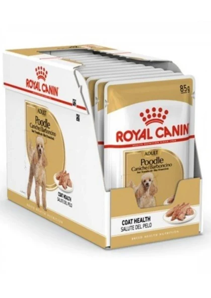 Royal Canin Adult Pouch Poodle Irkı Özel Yetişkin Köpek Maması 85 Gr X 12 Adet ürün görseli 1