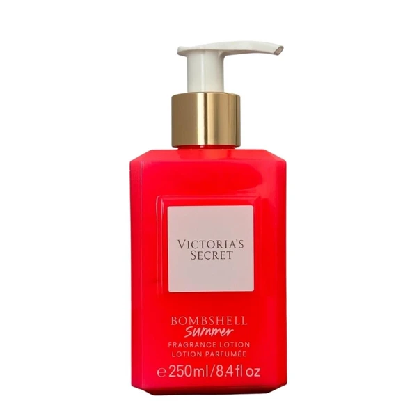 Victoria's Secret Bombshell Summer Fragrance Lotion 250 ml Kadın Vücut Losyonu ürün görseli 1