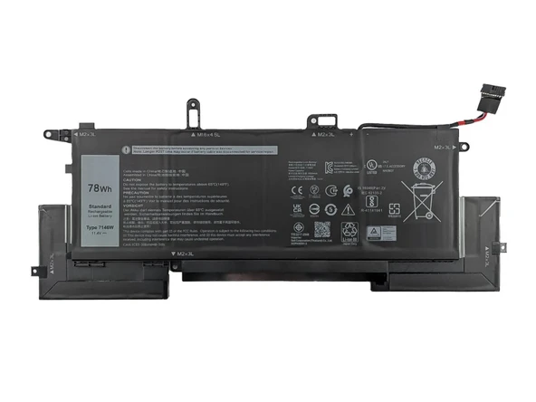 RETRO Dell Latitude 9410, 7146W Notebook Bataryasi - Ver.2 - 6 Cell ürün görseli 1