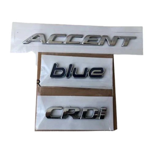 Ottocar Accent Blue Crdi Bagaj Yazısı--Blue Kasa Uyumlu Arkası Yapışkanlı Tip ürün görseli 1