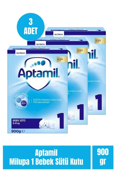 Aptamil Pronutra 1 Devam Sütü 900 gr 0-6 Ay 3 Adet ürün görseli 1
