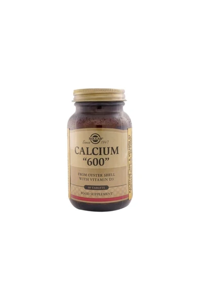 Solgar Calcium 600 60 Tablet ürün görseli 1