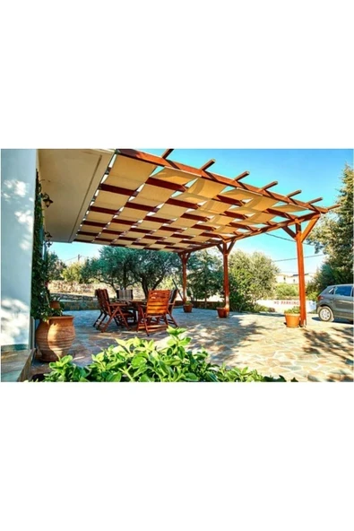 size ne lazım Sarı Su Geçirmez Oxford Kumaş Dekoratif Gölgelik 0.5m X 12m ürün görseli 1