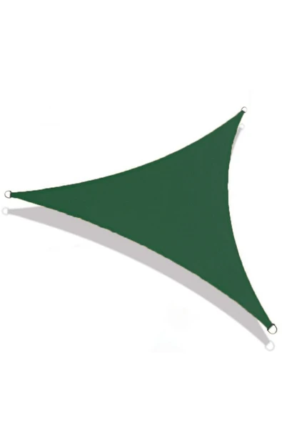 sizenelazım Sizenelazım Su Geçirmez Üçgen Yeşil Gölgelik Oxford Kumaş 300 D 200 gr 3x3x4.25mt ürün görseli 1