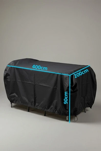 size ne lazım Paraşüt Kumaş Su Güneş Geçirmez Kolay Kullanım Hafif Bahçe Mobilya Koruma Kılıfı 200cmx400cmx90cm ürün görseli 1
