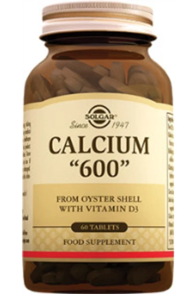Solgar calcıum 600/60 Tablet ürün görseli 1
