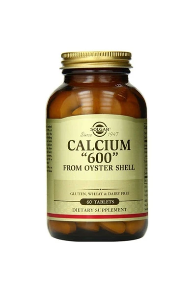 Solgar Calcium Oyster Shell 600 Mg 60 Tablet ürün görseli 1