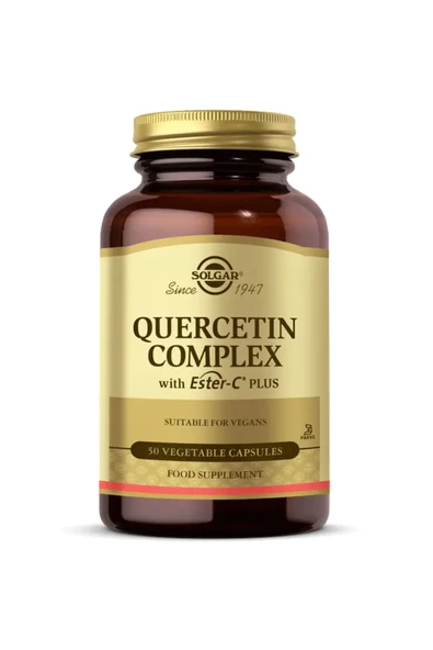 Solgar Quercetin Complex (Kuersetin Kompleks) 50 Kapsül ürün görseli 1
