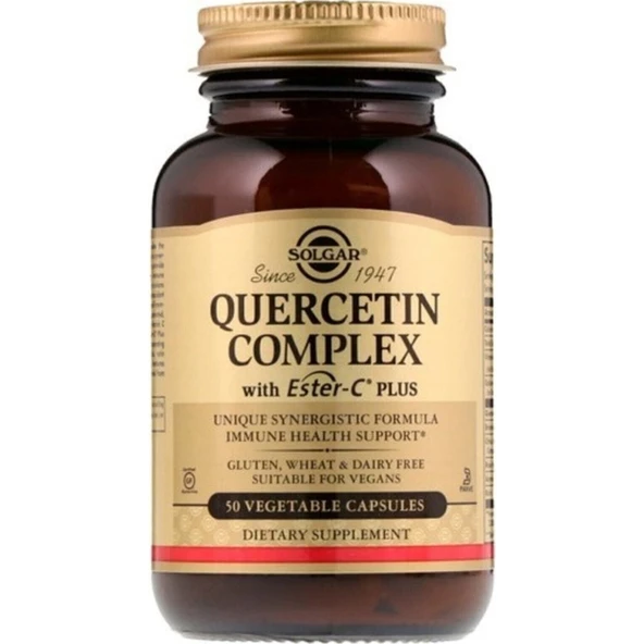Solgar Quercetin [kuersetin] Complex With Ester-C Plus 50 Kapsül ürün görseli 1