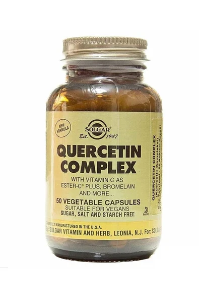 Solgar Quercetin Complex 50 Kapsül ürün görseli 1