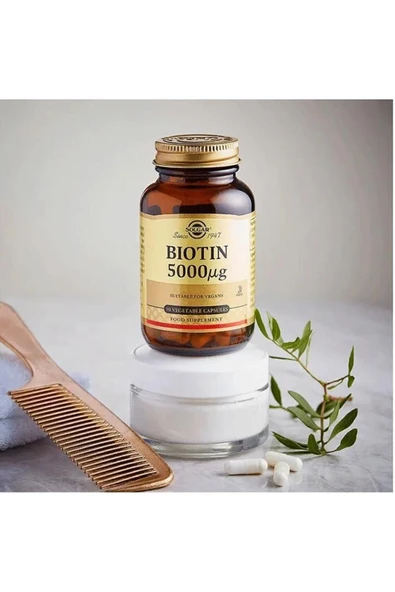 Solgar Biotin 5000 Mcg 50 Kapsül 2 Adet - Resim 3