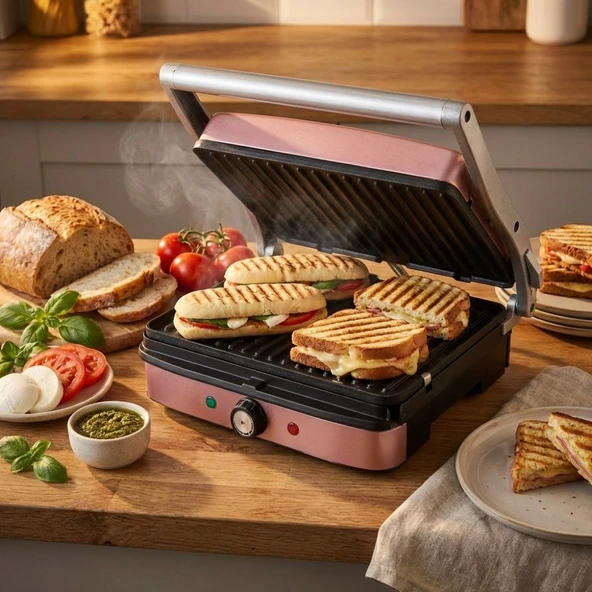 Conti CG-224 Tost Ye Tost ve Izgara Makinesi  Gold ürün görseli 1