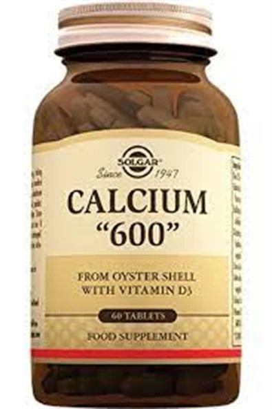 Solgar Calcium 600 60 Tablet ürün görseli 1