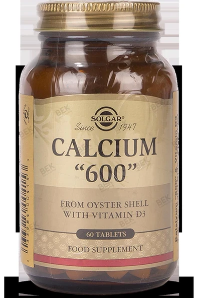 Solgar Calcium Oyster Shell 600 mg 60 Tablet - Resim 2