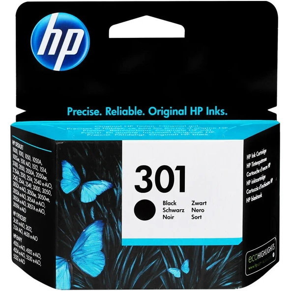 HP 301 CH561EE  BLACK ORJİNAL KARTUŞ ürün görseli 1