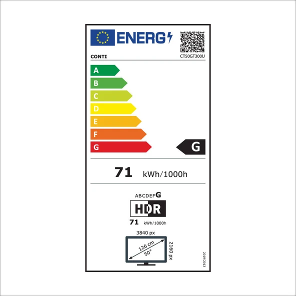 Conti CT50GT300U 50 4K UHD Frameless Google Tv - Resim 4