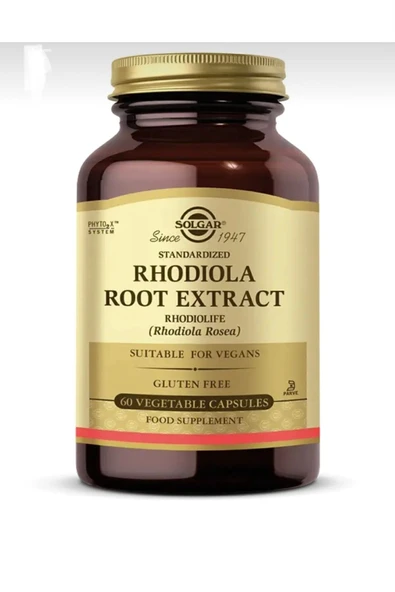 Solgar Rhodiola Root Extract 60 Kapsül - Resim 2