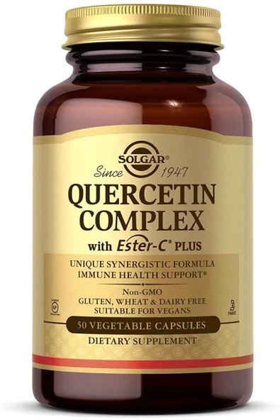 Solgar Gar Quercetin Complex 50 V Kapsul ürün görseli 1