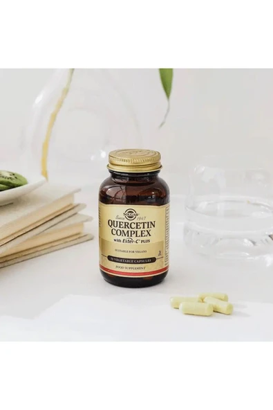 Solgar Quercetin Complex with Ester-C Plus 50 Tablet - Resim 4