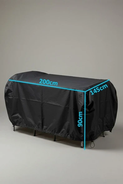 size ne lazım Paraşüt Kumaş Su Güneş Geçirmez Kolay Kullanım Hafif Bahçe Mobilya Koruma Kılıfı 145cmx200cmx90cm ürün görseli 1